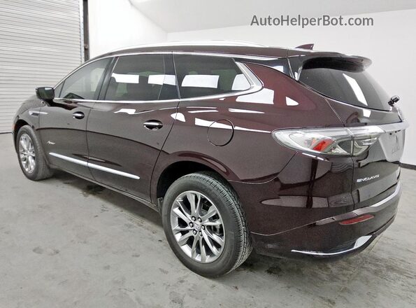 5GAERDKW4PJ156150 2023 BUICK ENCLAVE Burgundy Tył lewy