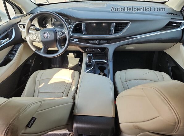 5GAEVAKW2MJ204797 2021 BUICK ENCLAVE Silver Dashboard view