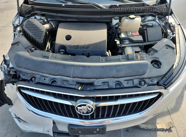 5GAEVAKW2MJ204797 2021 BUICK ENCLAVE Silver Engine compartment view