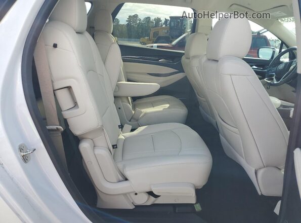 5GAEVAKW8PJ175035 2023 BUICK ENCLAVE White Vista interior trasera