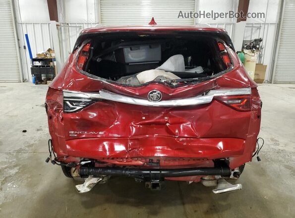 5GAEVBKW5PJ275048 2023 BUICK ENCLAVE Red Rear view