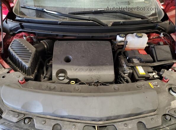 5GAEVBKW5PJ275048 2023 BUICK ENCLAVE Red Engine compartment view