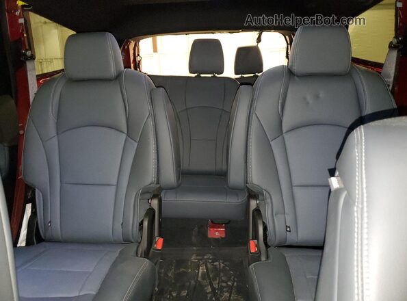 5GAEVBKW5PJ275048 2023 BUICK ENCLAVE Red Rear seats view