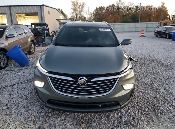 5GAEVBKW6NJ183394 2022 BUICK ENCLAVE Green Front view