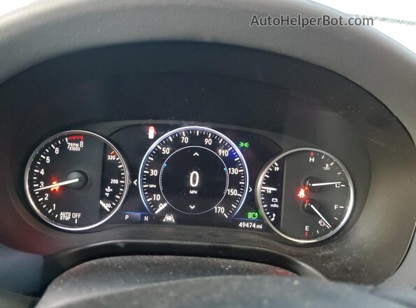 5GAEVBKW6NJ183394 2022 BUICK ENCLAVE Green Instrument cluster view
