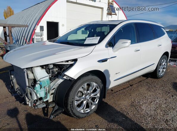 5GAEVCKW3JJ182638 2018 BUICK ENCLAVE White Vista tres cuartos delantera izquierda