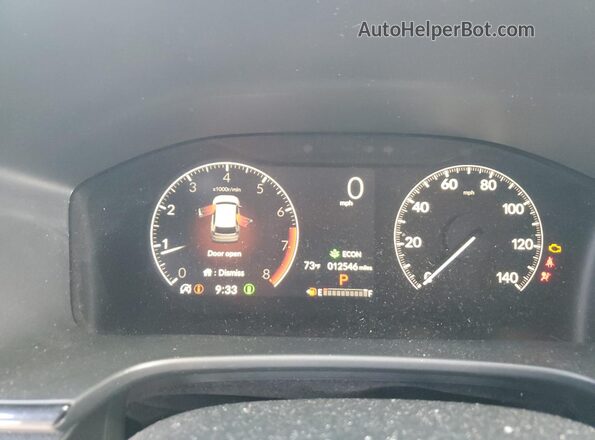 5J6RS3H40PL007141 2023 HONDA CR-V Black Սարքավորումների վահանակի տեսք