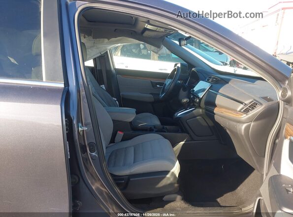 5J6RW2H54KL036593 2019 HONDA CR-V Gray Widok wnętrza z przodu