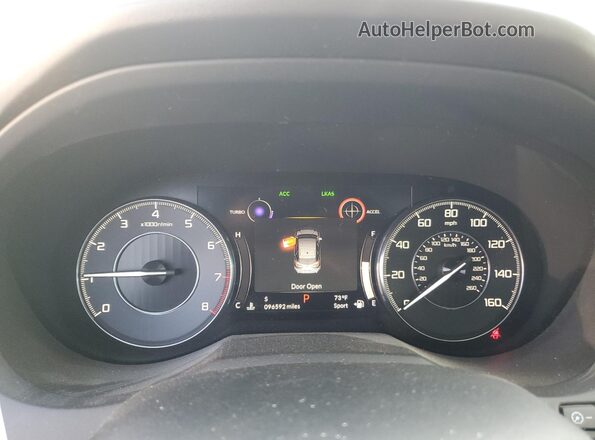 5J8TC1H36LL001358 2020 ACURA RDX White Սարքավորումների վահանակի տեսք