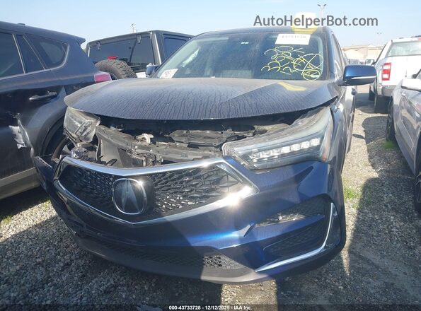 5J8TC1H37LL017567 2020 ACURA RDX Blue უკანა სალონის ხედი