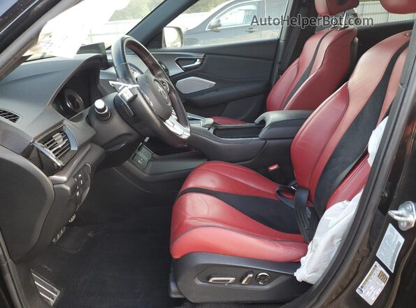 5J8TC1H63ML021823 2021 ACURA RDX Black Widok wnętrza z przodu
