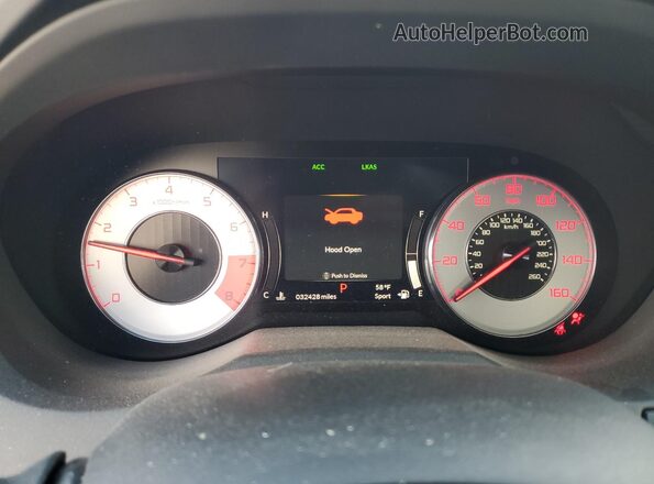5J8TC1H63ML021823 2021 ACURA RDX Black Widok zestawu wskaźników
