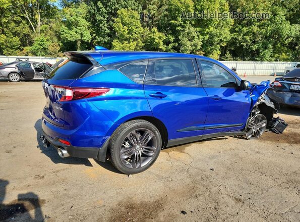 5J8TC1H69ML011894 2021 ACURA RDX Blue Rear right