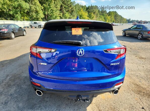 5J8TC1H69ML011894 2021 ACURA RDX Blue Rear view