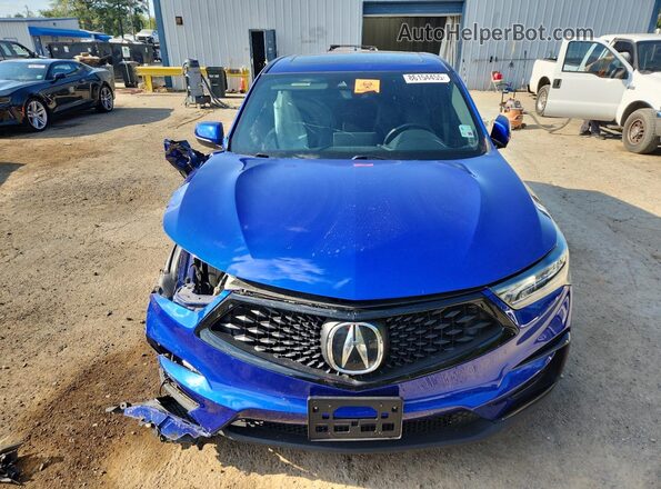 5J8TC1H69ML011894 2021 ACURA RDX Blue Front view