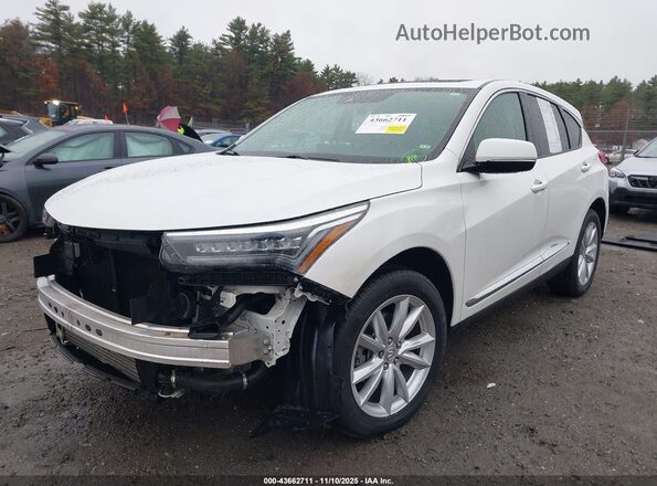 5J8TC2H36ML017261 2021 ACURA RDX White Առջևի ձախ երեք քառորդ տեսարան