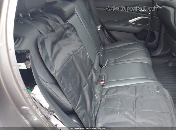 5J8TC2H37NL013799 2022 ACURA RDX Gray Vista de la etiqueta del VIN