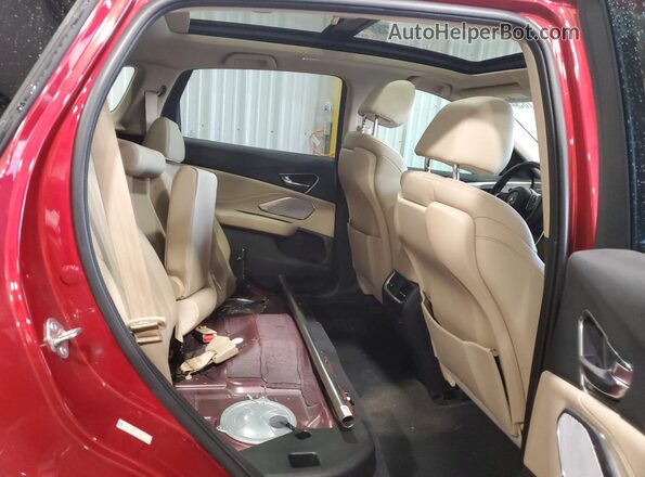 5J8TC2H50KL016587 2019 ACURA RDX Red Widok wnętrza z tyłu