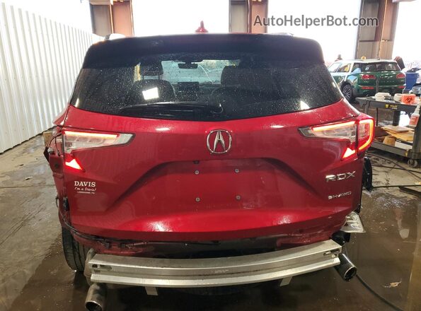 5J8TC2H50KL016587 2019 ACURA RDX Red Widok z tyłu