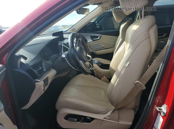 5J8TC2H50KL016587 2019 ACURA RDX Red Widok wnętrza z przodu