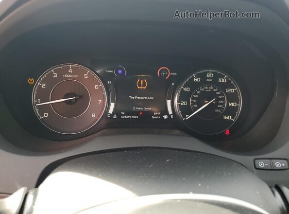 5J8TC2H50LL032919 2020 ACURA RDX Black Instrument cluster view