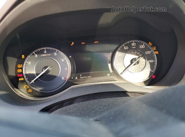 5J8TC2H54ML001111 2021 ACURA RDX Charcoal ხელსაწყოთა პანელის ხედი