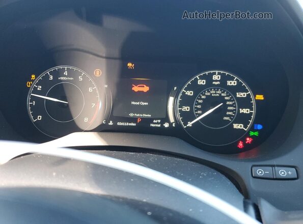 5J8TC2H54RL023004 2024 ACURA RDX White ხელსაწყოთა პანელის ხედი