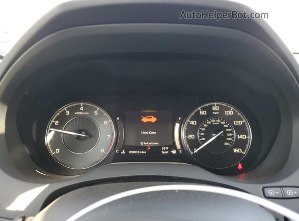 5J8TC2H56LL020628 2020 ACURA RDX Charcoal Սարքավորումների վահանակի տեսք