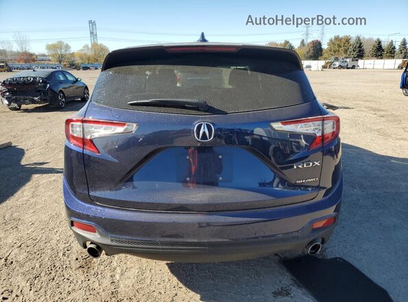 5J8TC2H57ML020901 2021 ACURA RDX Blue Հետևի տեսք