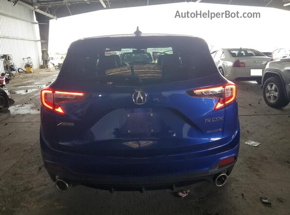 5J8TC2H66LL022386 2020 ACURA RDX Blue უკანა ხედი