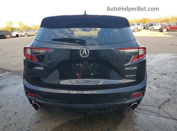 5J8TC2H66NL804190 2022 ACURA RDX Black Вид ззаду