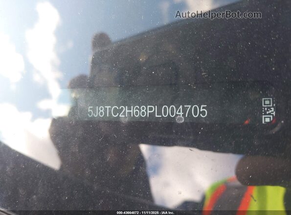 5J8TC2H68PL004705 2023 ACURA RDX Gray Вид щитка приладів