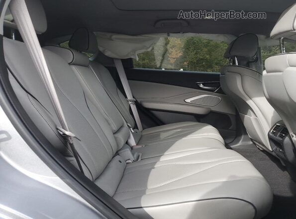 5J8TC2H78PL000677 2023 ACURA RDX Silver Widok wnętrza z tyłu