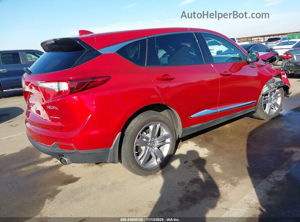 5J8TC2H7XLL030807 2020 ACURA RDX Red Задня права чверть
