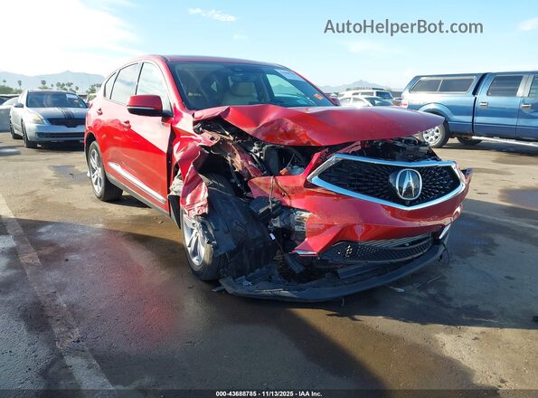 5J8TC2H7XLL030807 2020 ACURA RDX Red Вид спереду