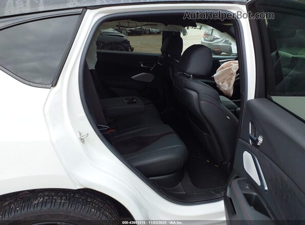 5J8TC2H8XPL010202 2023 ACURA RDX White VIN კოდის სტიკერის ხედი