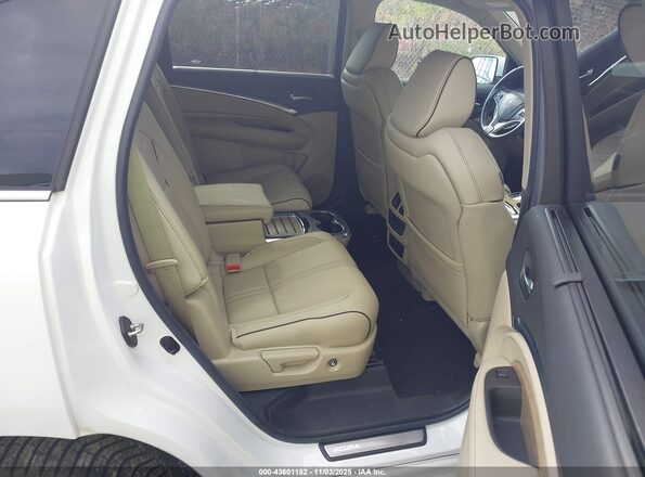 5J8YD4H84LL033449 2020 ACURA MDX White VIN კოდის სტიკერის ხედი
