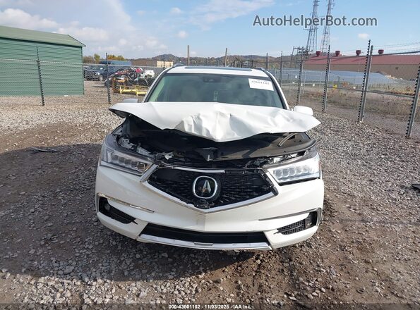 5J8YD4H84LL033449 2020 ACURA MDX White ხელსაწყოთა პანელის ხედი