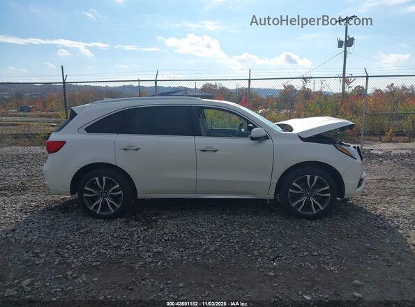 5J8YD4H84LL033449 2020 ACURA MDX White უკანა სალონის ხედი