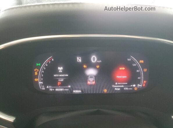 5J8YE1H33SL035286 2025 ACURA MDX Black Instrument cluster view