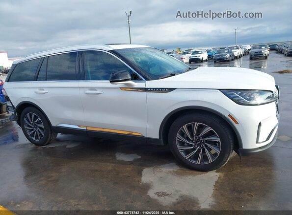 5LM5J6WC1SGL06800 2025 LINCOLN AVIATOR Белый Панорамный вид салона 360°