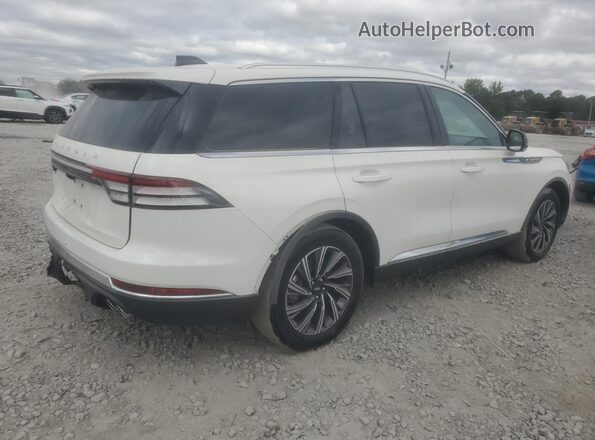 5LM5J6WC5SGL25947 2025 LINCOLN AVIATOR Белый Задняя правая четверть