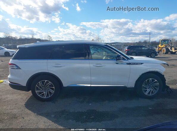 5LM5J6WC9RGL08143 2024 LINCOLN AVIATOR White სალონის 360-გრადუსიანი ხედი