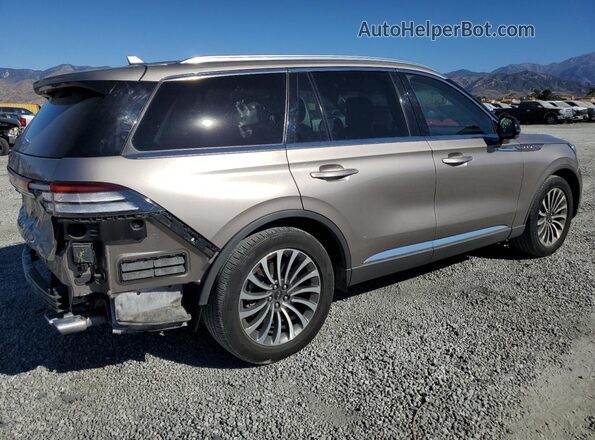 5LM5J7WC0LGL17150 2020 LINCOLN AVIATOR Tan Rear right