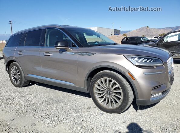 5LM5J7WC0LGL17150 2020 LINCOLN AVIATOR Tan Front right