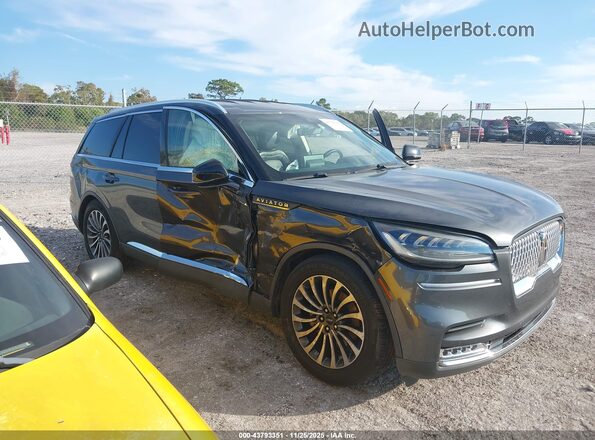 5LM5J7WC1LGL29095 2020 LINCOLN AVIATOR Gray Vista frontal
