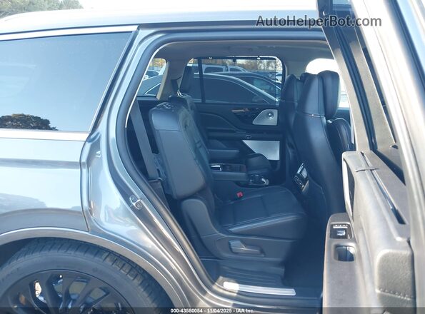 5LM5J7WC1MGL16400 2021 LINCOLN AVIATOR Gray Vista de la etiqueta del VIN