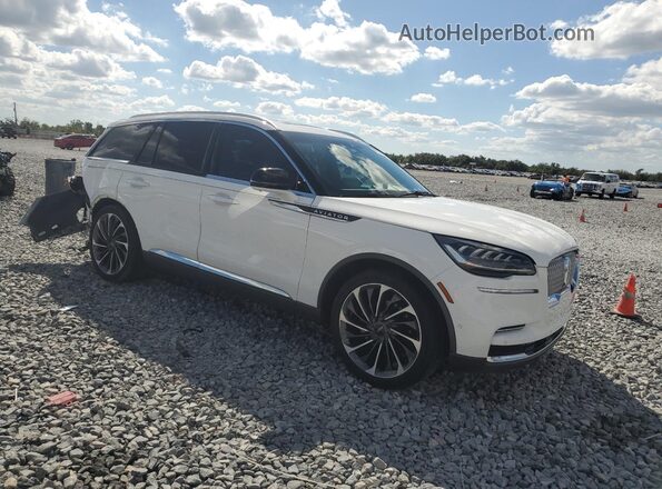 5LM5J7WC4NGL04100 2022 LINCOLN AVIATOR Белый Передняя правая четверть