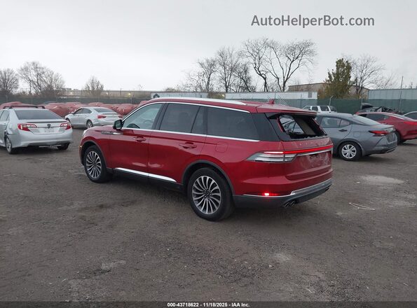 5LM5J7XC0LGL01867 2020 LINCOLN AVIATOR Red Tył lewy