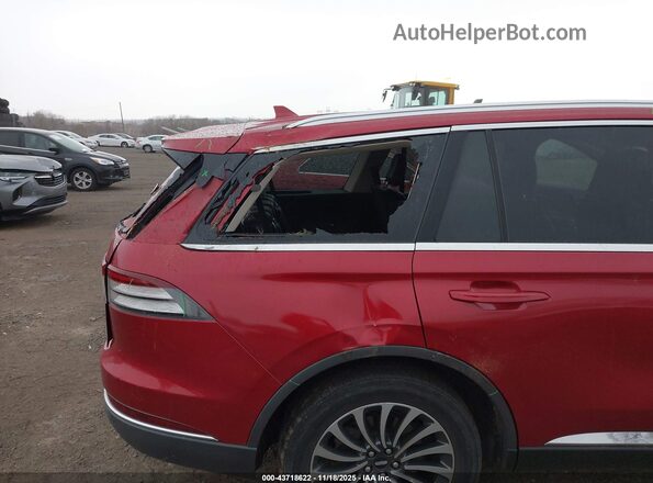 5LM5J7XC0LGL01867 2020 LINCOLN AVIATOR Red Widok z przodu